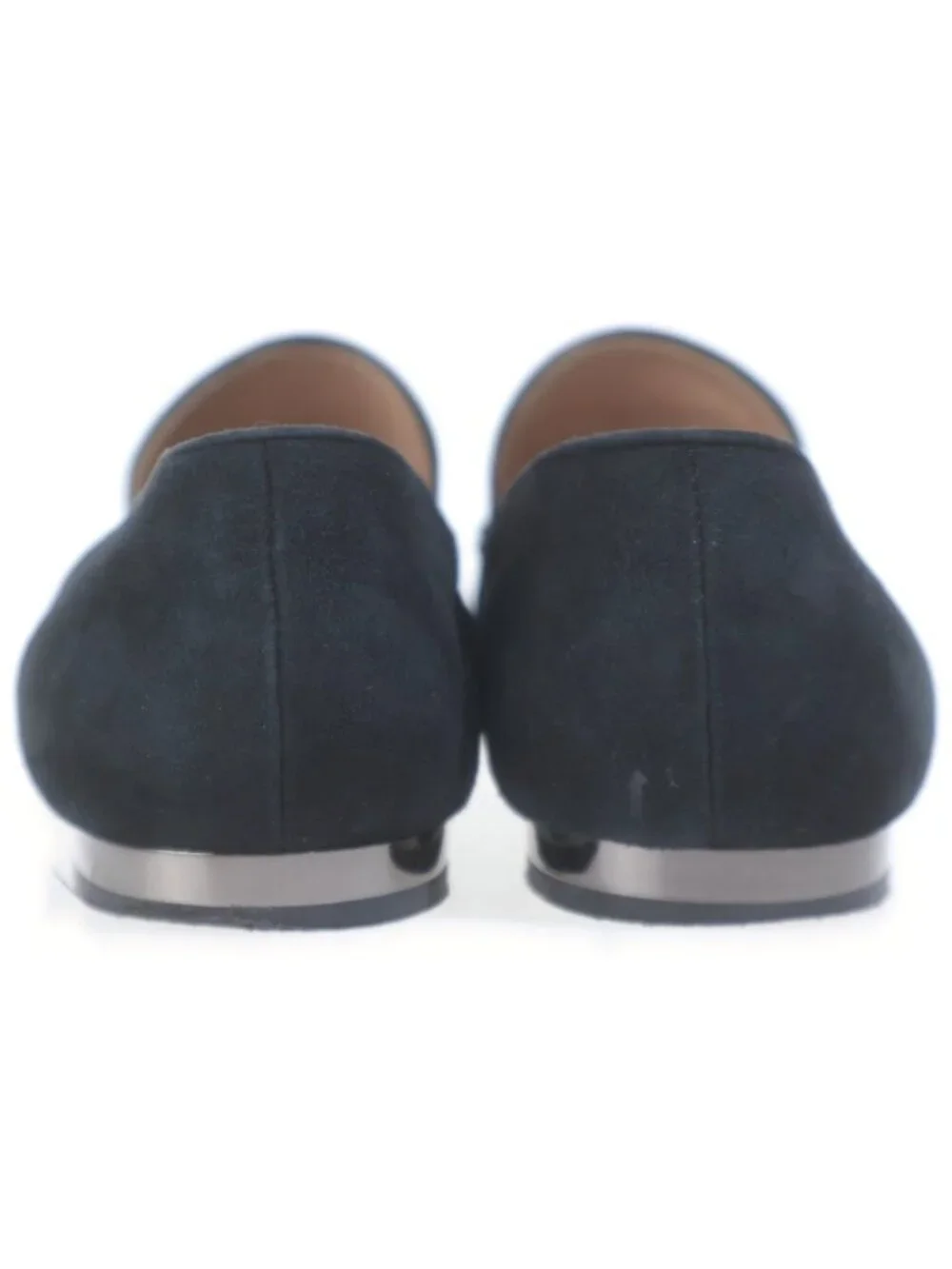 Louis Vuitton Beaded Suede Flat Shoes Pumps Black
